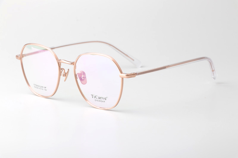 TC7225 Eyeglasses Rose Gold